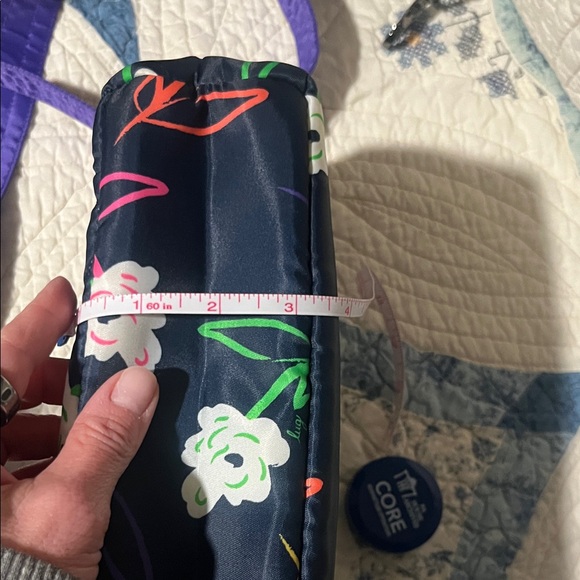 Lug Navy Floral Crossbody Bag with Purple Strap - Picture 8 of 8